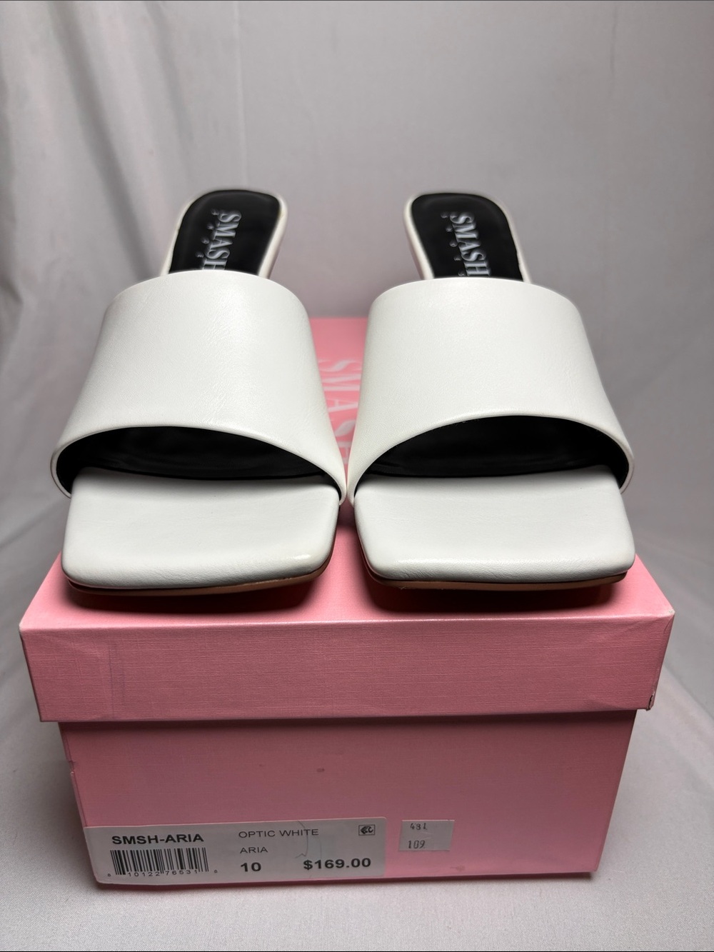 Smash shoes Optic White Women's size 10